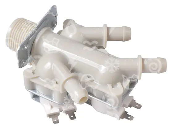 ventil elektromagnetický 3-cestný, 180°, LG